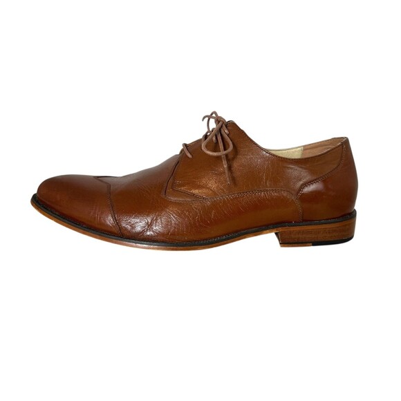 Stacy Adams Men\'s Brown Leather Oxfords  Size 14  Office Casual Church main image 9